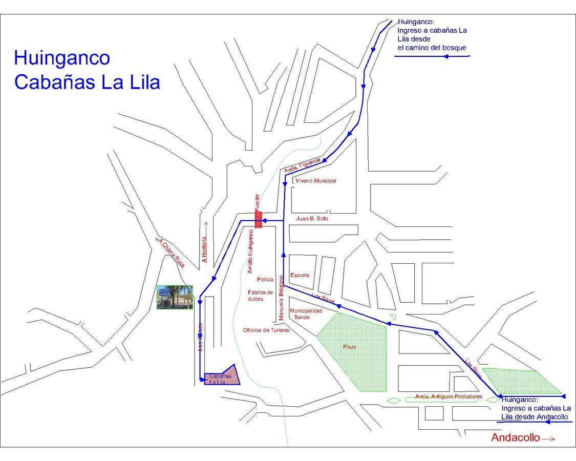 Cabanas La Lila Huinganco Luaran gambar